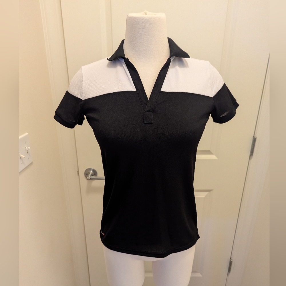 Ralph Lauren Black and White Polo Shirt